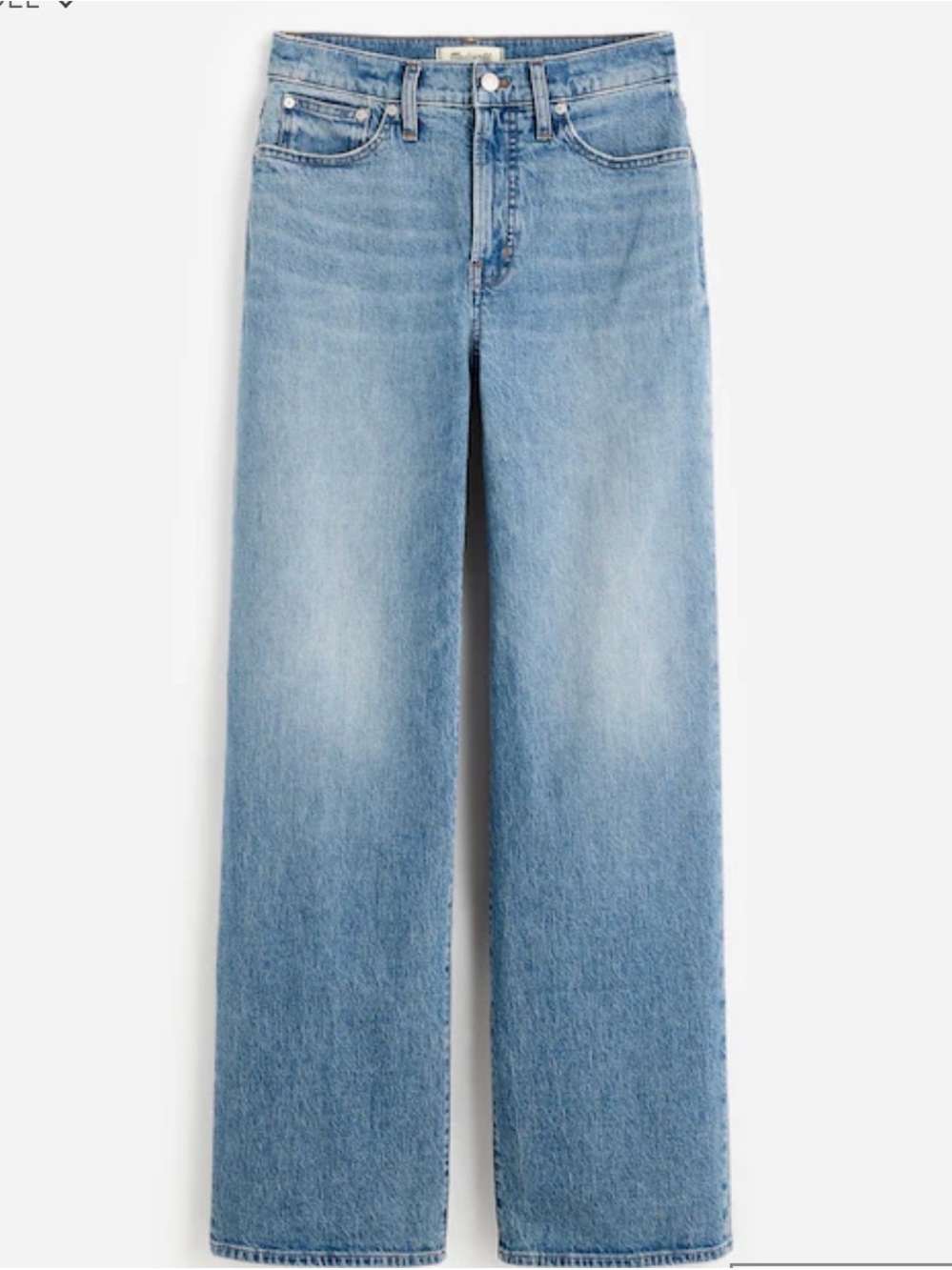 Madewell Perfect Vintage Wide Leg Jean in Enmore Wash